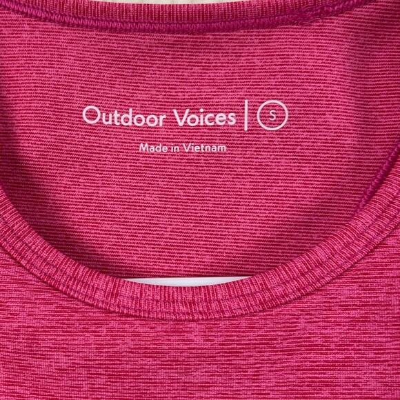Outdoor Voices Athena Compression Crop Pink size S - Picture 5 of 8